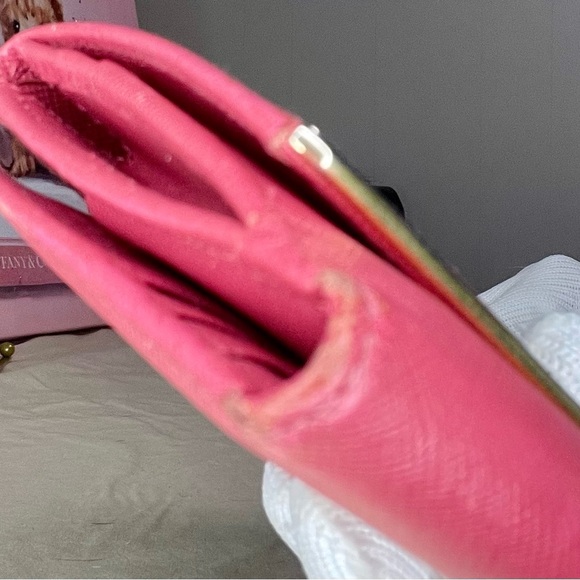 Prada Saffiano Leather Compct Bar Flap Wallet - Picture 5 of 12